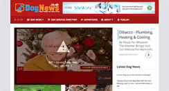 Desktop Screenshot of dognews.co.uk